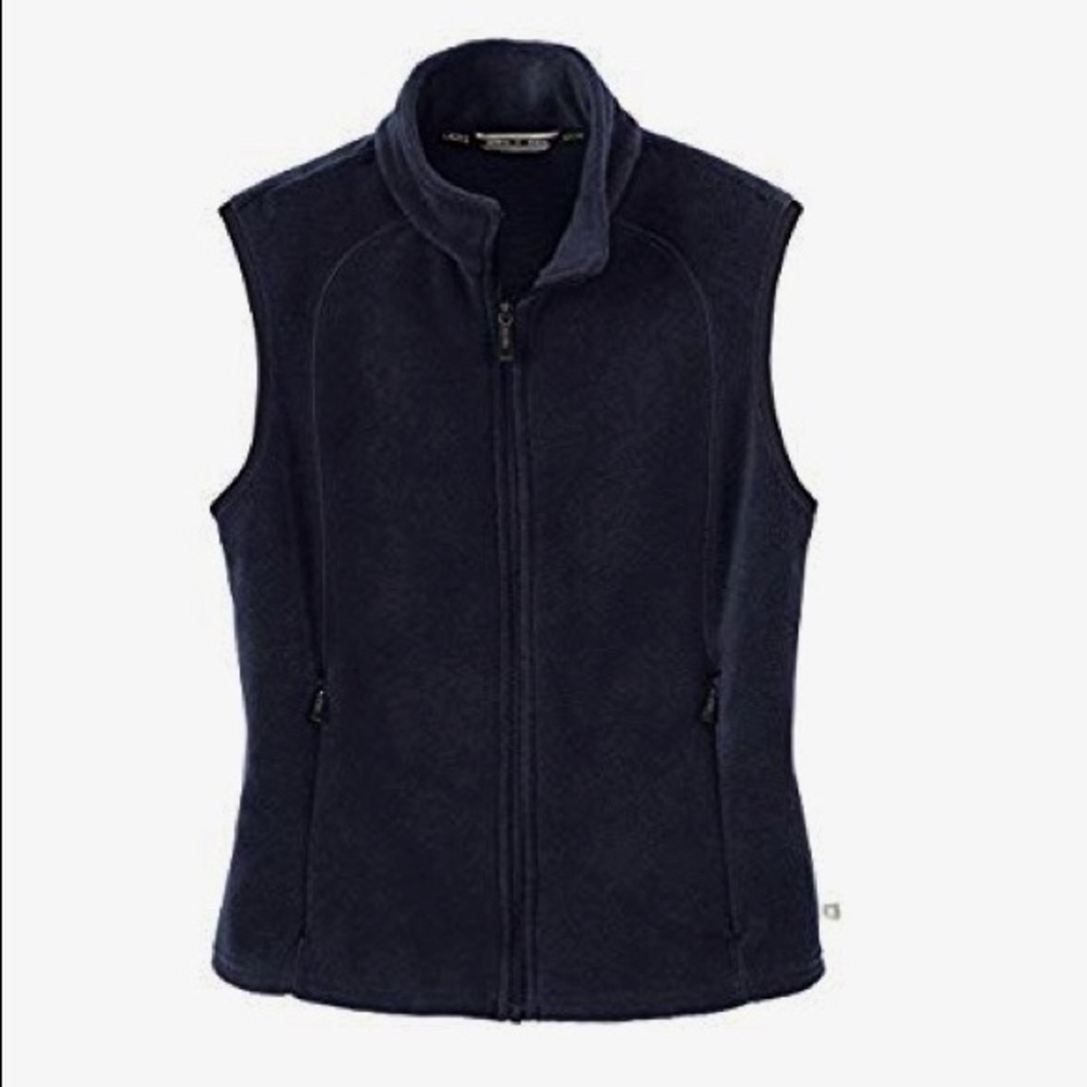 💲Ash City Women Size Small Eco Friendly Fleece Vest